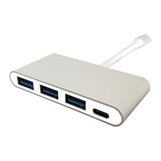 LC-Power USB3.0 HUB LC-HUB-C-PD-2 mit Lade-Port für USB-C