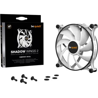 be quiet! Shadow Wings 2 White 140x140x25mm 900 U/min 14.7 dB(A)