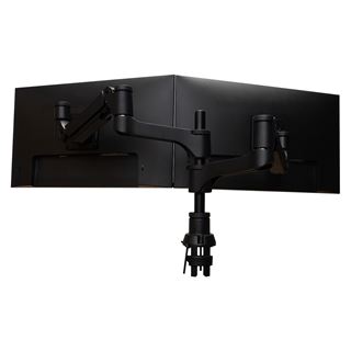 R-GO Caparo 4 Twin Monitorarm 3-9 kg Gasfeder dynamisch ergonomisch