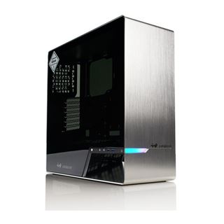 IN WIN 905 silber mit Sichtfenster Midi Tower ohne Netzteil silber