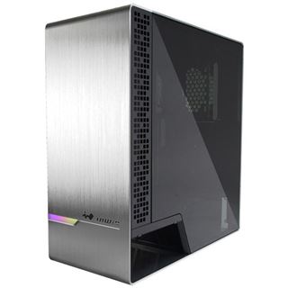 IN WIN 905 silber mit Sichtfenster Midi Tower ohne Netzteil silber