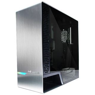 IN WIN 905 silber mit Sichtfenster Midi Tower ohne Netzteil silber