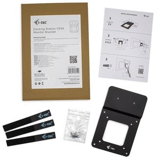 I-Tec Dockingstation Halterung fuer Monitore mit VESA-Halterungen