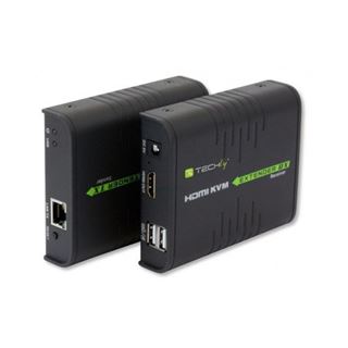 Techly HDMI KVM Extender über Netzwerkkabel, 120m