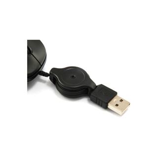 Equip Reisemaus USB schwarz (kabelgebunden)