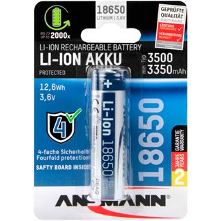 ANSMANN Akku Li-Ion 18650 3500mAh 1er