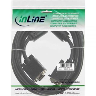 (€2,63*/1m) 3.00m InLine DVI-A Adapterkabel DVI 12+5 Stecker auf