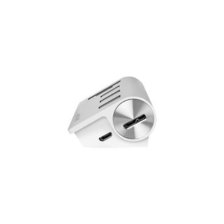 LogiLink USB HUB 3.0, 3-Port, mit Kartenleser, ALU, silber