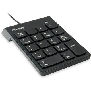 Equip USB Nummernblock Keypad 245205, Plug-and-Play, schwarz