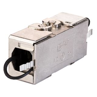 Metz Connect Modular-Kupplung 2x RJ45 Buchse/Buchse geschirmt ger