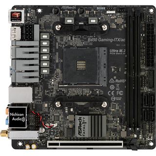 ASRock Fatal1ty B450 Gaming-ITX/AC AMD B450 So.AM4 Dual Channel DDR4