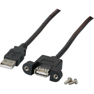 (&euro;9,80*/1m) 0.50m EFB Elektronik USB2.0 Verl&auml;ngerungskabel