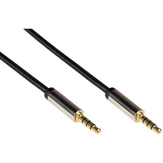 (€4,90*/1m) 1.00m PYTHON Audio Anschlusskabel 3.5mm