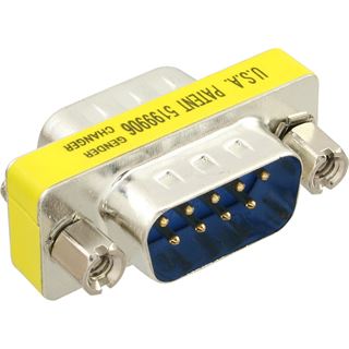 InLine Seriell Mini Gender Changer D-Sub 9pol Stecker auf D-Sub 9pol