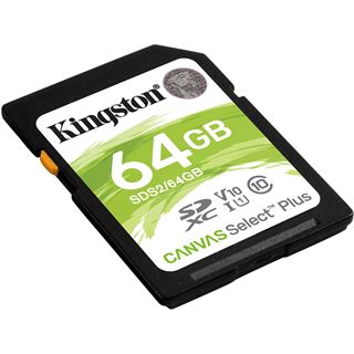 64GB Kingston SDXC CANVAS SELECT PLUS