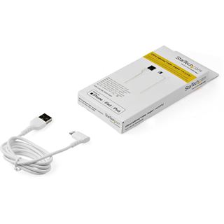 Startech RUSBLTMM1MWR 1m abgewinkeltes Lightning- auf USB-Kabel -