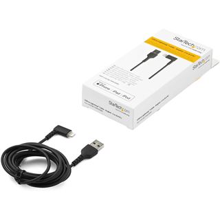 Startech RUSBLTMM2MBR 2m abgewinkeltes Lightning- auf USB-Kabel -