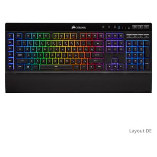 Corsair Gaming K57 RGB Wireless USB 2.4GHz Bluetooth Deutsch schwarz