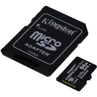 64GB Kingston MICROSDXC CANVAS SELECT 3