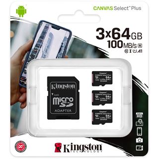 64GB Kingston MICROSDXC CANVAS SELECT 3