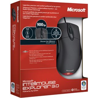 Microsoft IntelliMouse Explorer 3.0 Optische Maus Schwarz USB