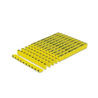 Delock Kabelmarker Clips A-Z gelb 260-teilig