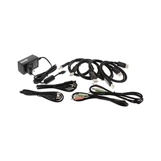 InLine KVM Desktop Switch, 2-fach, Dual-Monitor DisplayPort 1.2, 4K,