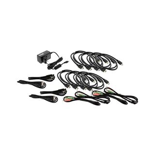 InLine KVM Desktop Switch, 4-fach, Dual Monitor, HDMI, 4K, USB 3.0,