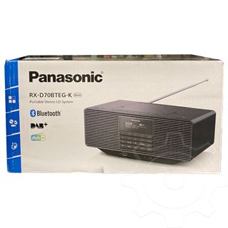 Panasonic RX-D70BTEG-K DAB+ Radio mit Bluetooth, schwarz
