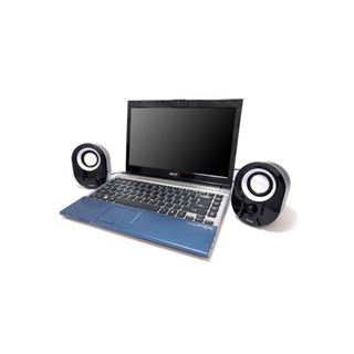 Equip Stereo 2.0 Lautsprecher f. Notebook u. PC, schwarz/weiss