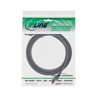 (&euro;2,38*/1m) 5.00m InLine Cat. 8.1 Patchkabel S/FTP RJ45 Stecker