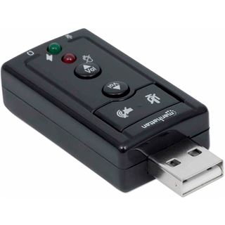 Manhattan Adapter Hi-Speed USB 2.0 auf 3.5mm Klinke Buchse Stereo