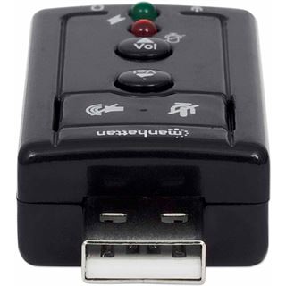 Manhattan Adapter Hi-Speed USB 2.0 auf 3.5mm Klinke Buchse Stereo