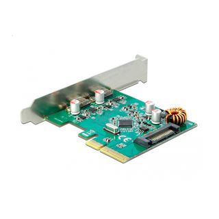 Delock PCI Express x4 Karte - 2 x extern USB 10 Gbps (USB 3.1 ) USB