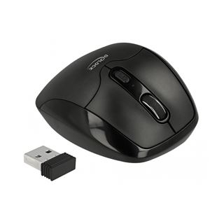 Delock Ergonomische optische 5-Tasten Maus mit Handballenauflage