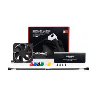 Noctua NF-A8 PWM chromax.black.swap 80x80x25mm 450-2200 U/min 17.7