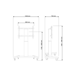 Neomounts by Newstar BOS 42"-100" 1TFT schwa. Max.130KG