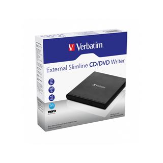 Verbatim DVW ext. Slimline USB2.0 CD/DVD Brenner o. Nero retail