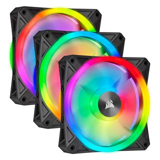 Corsair iCUE QL120 RGB PWM 3er-Pack 120x120x25mm 1500 U/min 26 dB(A)