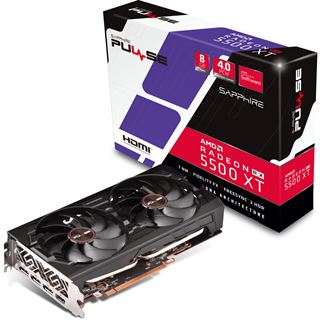 8GB Sapphire Radeon RX 5500 XT Pulse Aktiv PCIe 4.0 x16 (Retail)