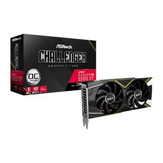 8GB ASRock Radeon RX 5500 XT Challenger D 8G OC Aktiv PCIe 4.0 x16
