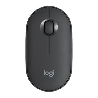 Logitech M350 Pebble Wireless Maus 2.4 GHz & Bluetooth grau