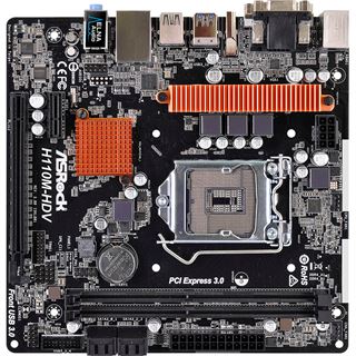 ASRock H110M-HDV R3.0 Intel H110 So.1151 Dual Channel DDR mATX Bulk