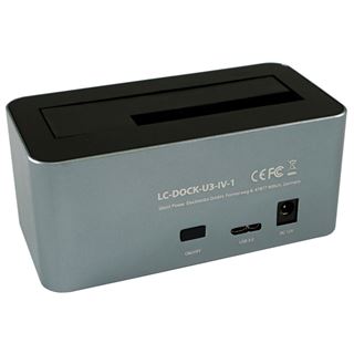 LC-Power LC-DOCK-U3-IV-1 USB3.0 Dual Bay Docking Station 2.5"