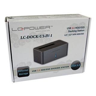 LC-Power LC-DOCK-U3-IV-1 USB3.0 Dual Bay Docking Station 2.5"