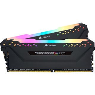 32GB Corsair Vengeance RGB PRO schwarz DDR4-3600 DIMM CL18 Dual Kit