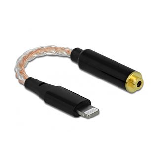 Delock Audio Adapter 8 Pin Lightning Stecker zu 2,5 mm 4 Pin