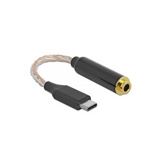 Delock Adapter Audioadapter Klinkenadapter USB C Stecker auf Klinke