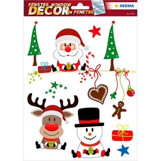 Herma Fensterbilder Weihnachten Kindermotive 25St.