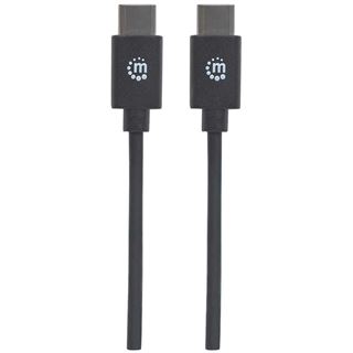 Manhattan USB C Anschlusskabel USB2.0 C-Stecker/C-Stecker 1m